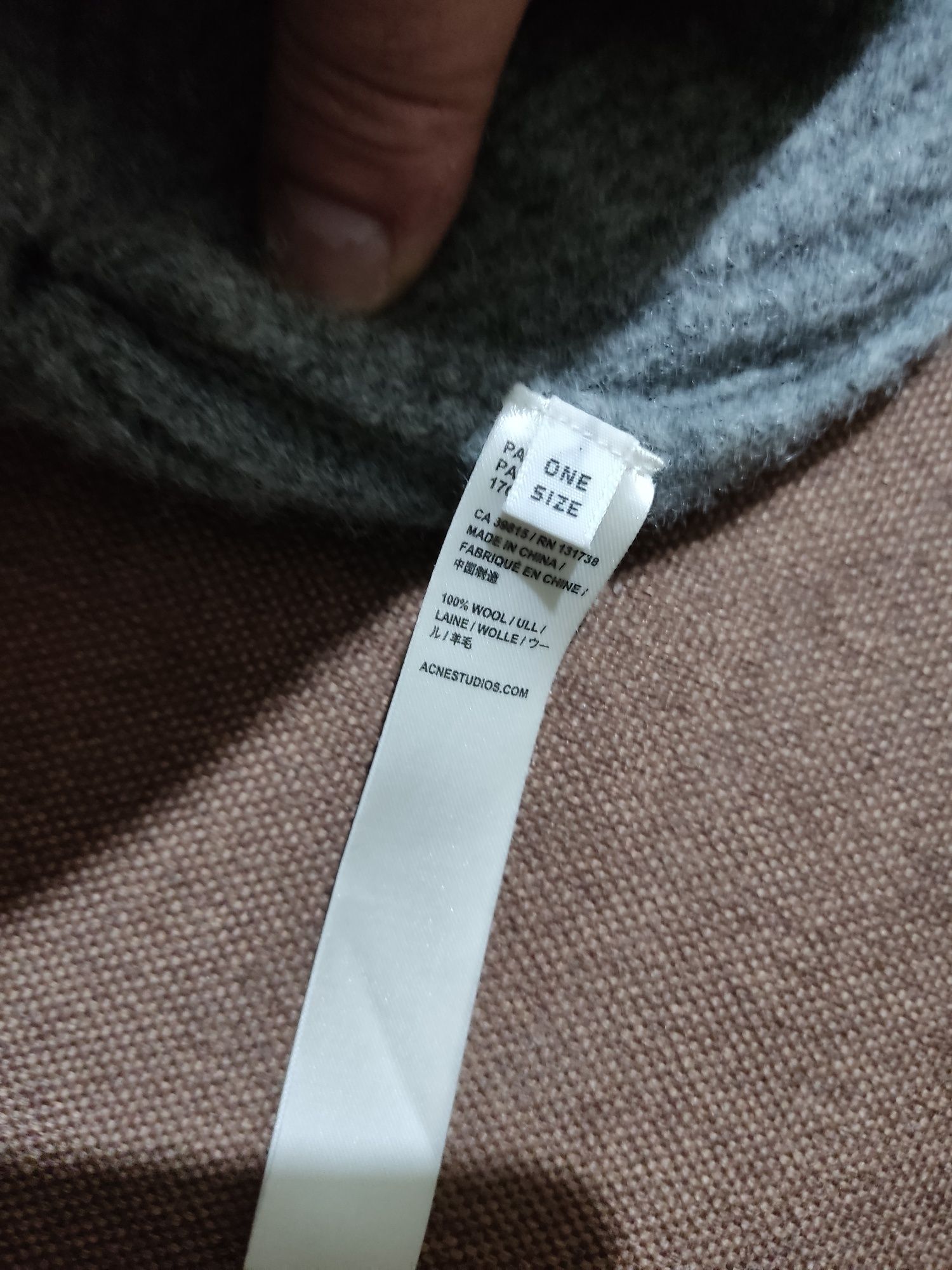 Шапка beanie acne studios