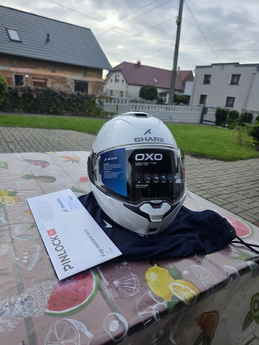 Kask Shark Oxo biała perła roz.L
