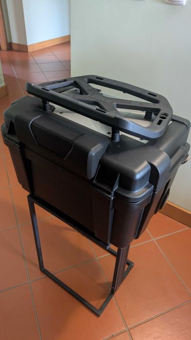 Topcase KAPPA para mota com backrest e porta bagagens
