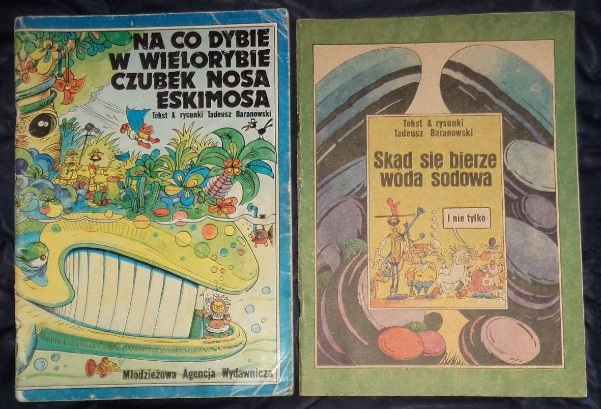 8x komiksy z PRL, Tadeusz Baranowski - lata 80 świat młodych komiks