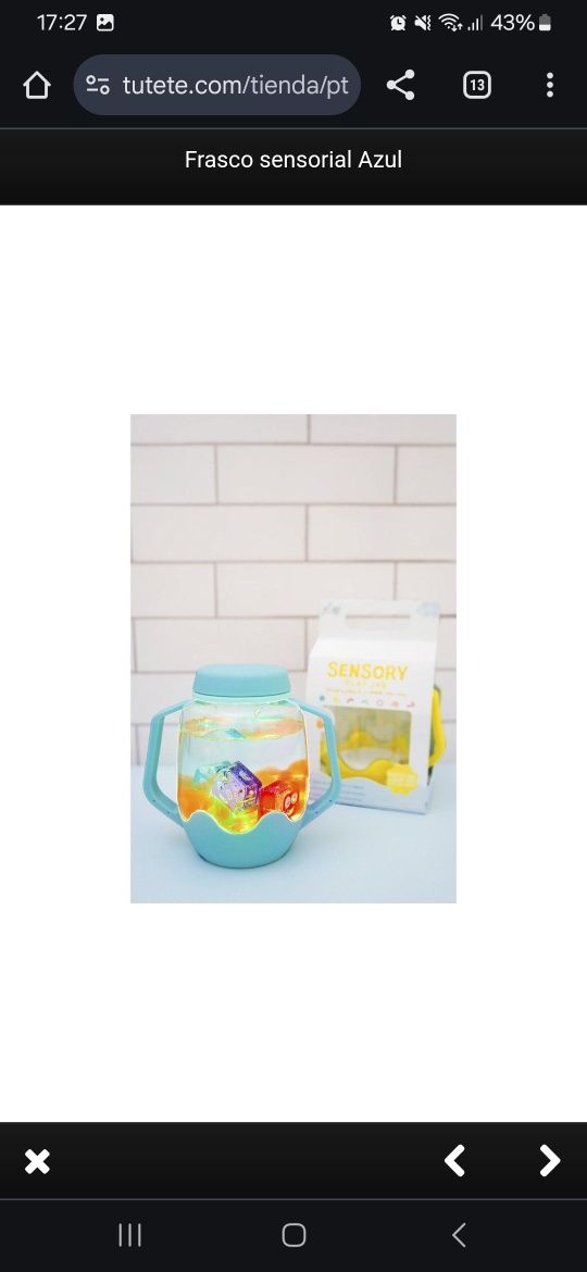 Caneca sensorial