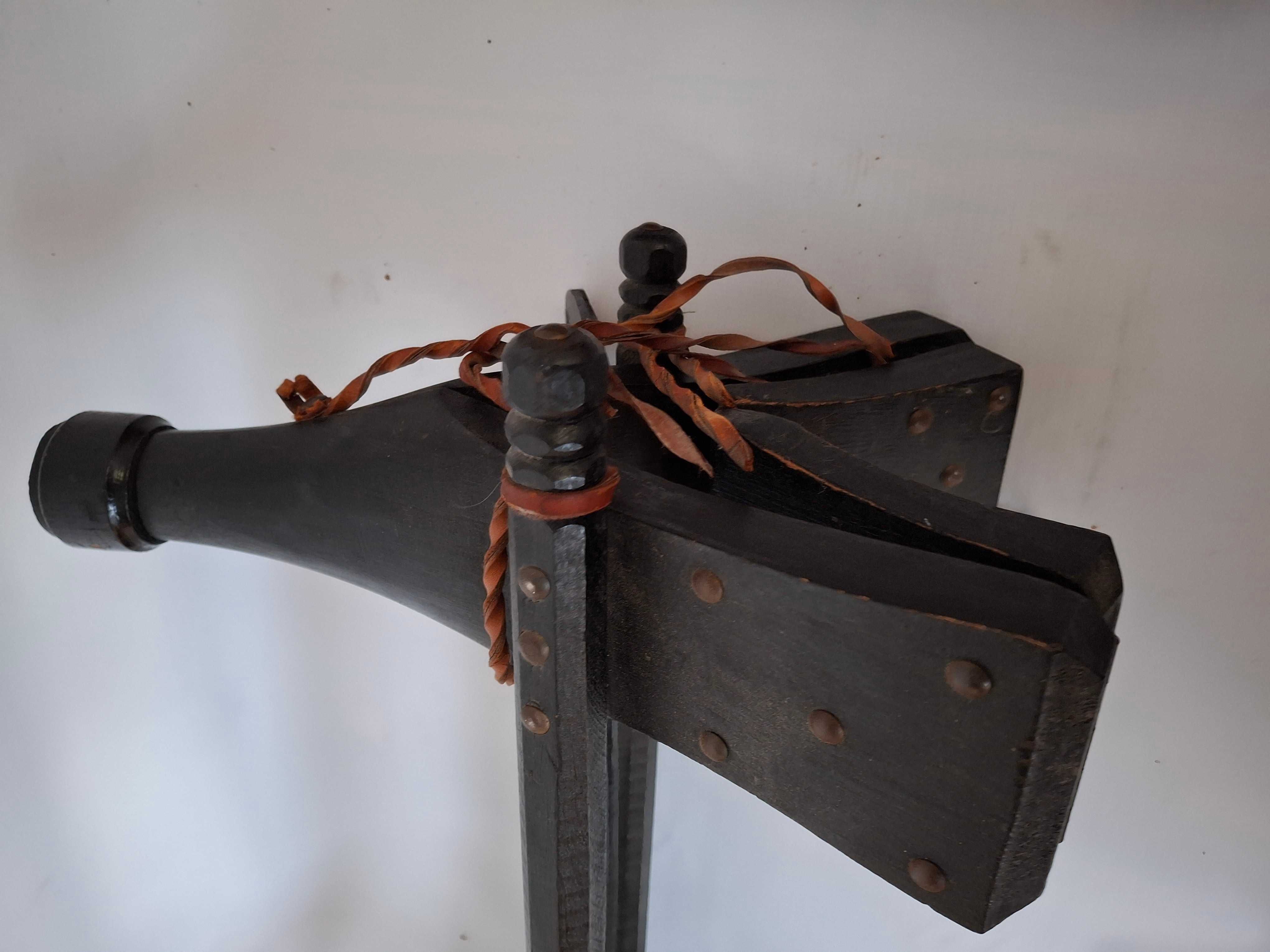 pufa koziołek vintage retro podnóżek 58x31x38 stary składany