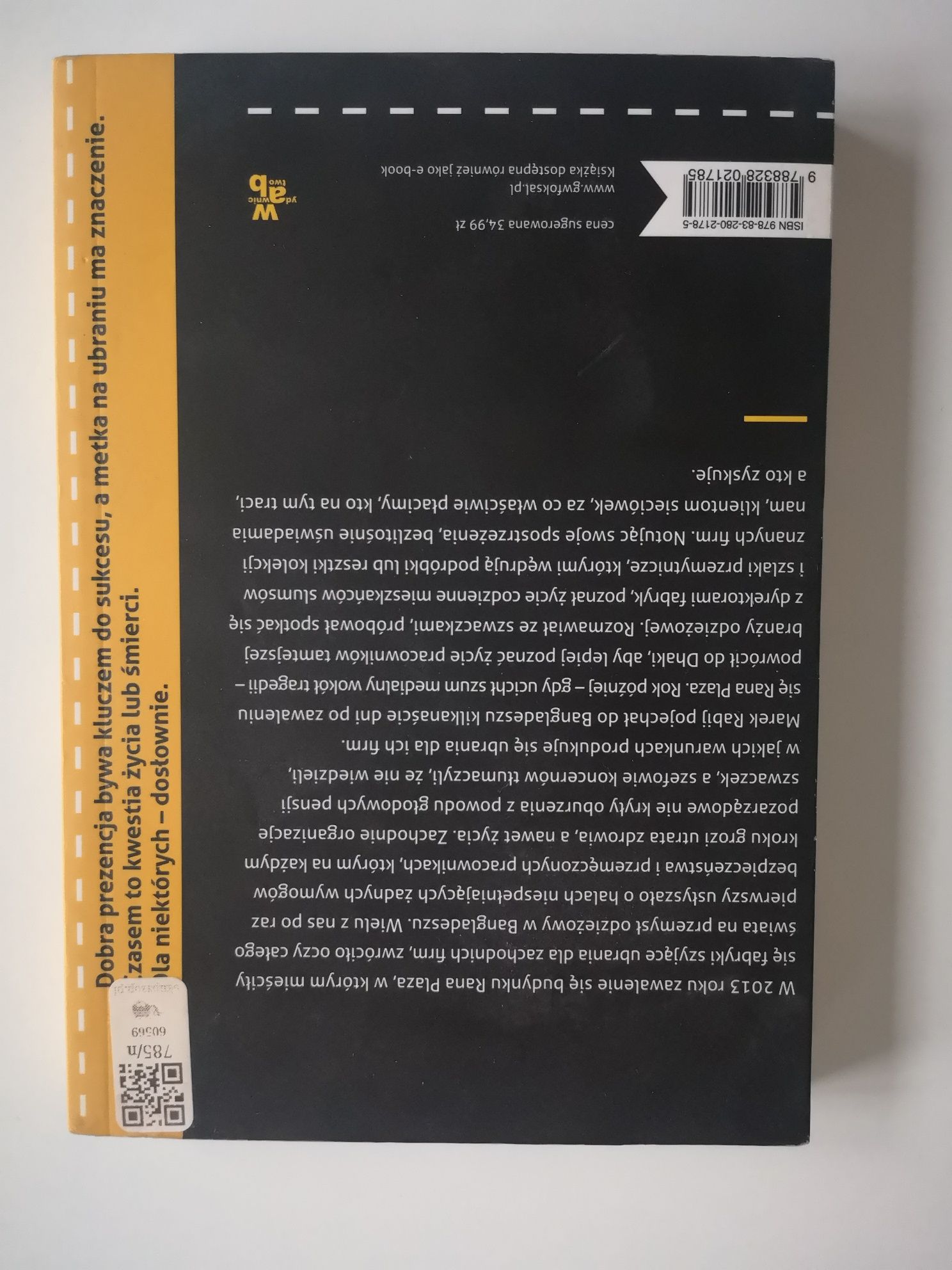 Życie na miarę. Odzieżowe niewolnictwo - Marek Rabij