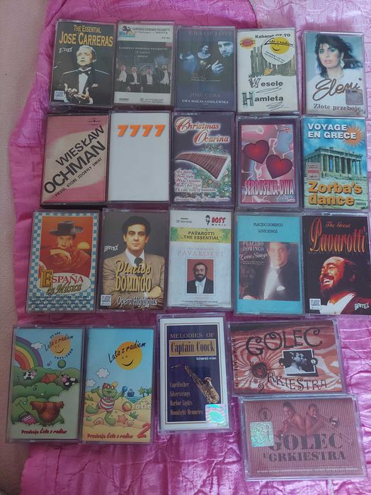 Zestaw kaset magnetofonowych