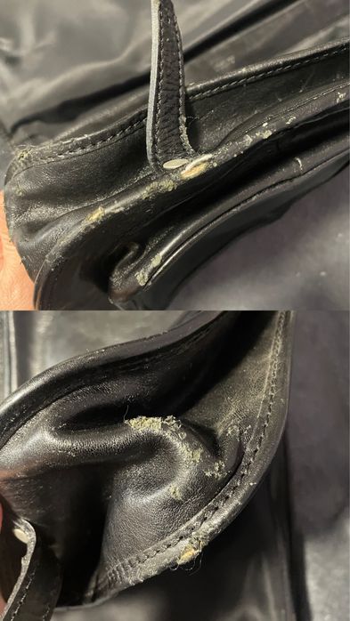 Шкіряний портплед, валіза для костюмів/ суконь