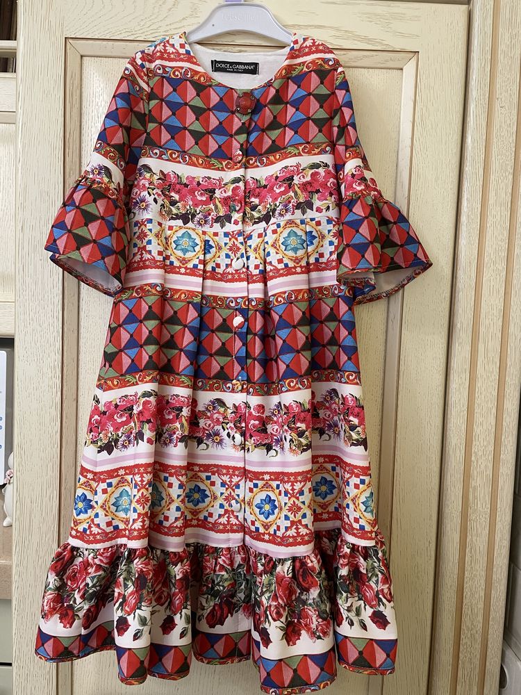 Сукня для дівчинки довга Dolce&Gabbana