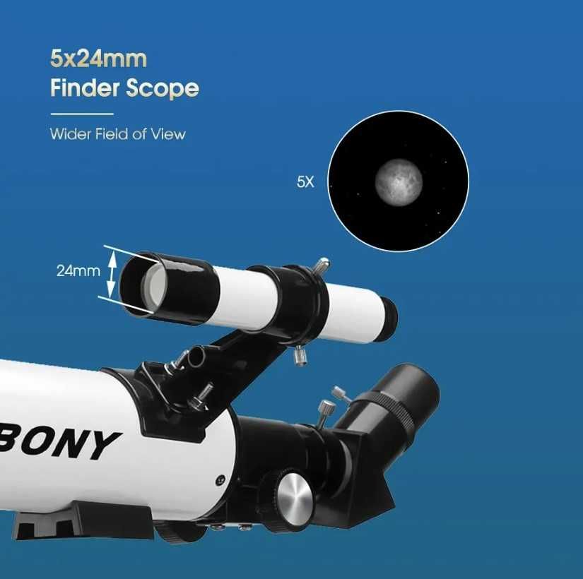 Телескоп 60х400 SVBONY чисте, пряме зображення, ідеальний подарунок