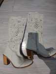La Redoute Creaction buty kowbojki botki damske 36 skorzane. Nowe