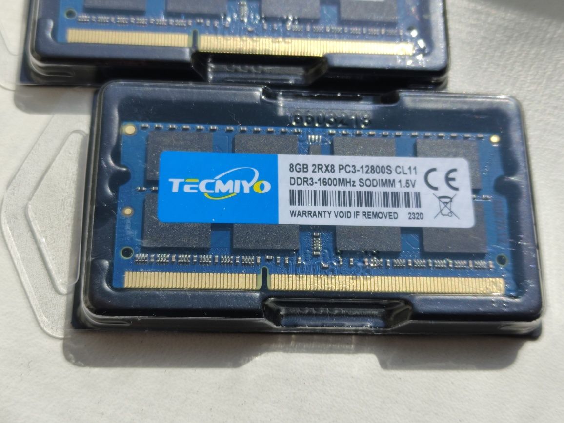 Память ноутбучная DDR3 8Gb 1600Mhz So-Dimm, есть 2шт = 16гб Новая!
PC