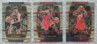 3 karty NBA 2021-22 Panini Select Harris Williams Tate