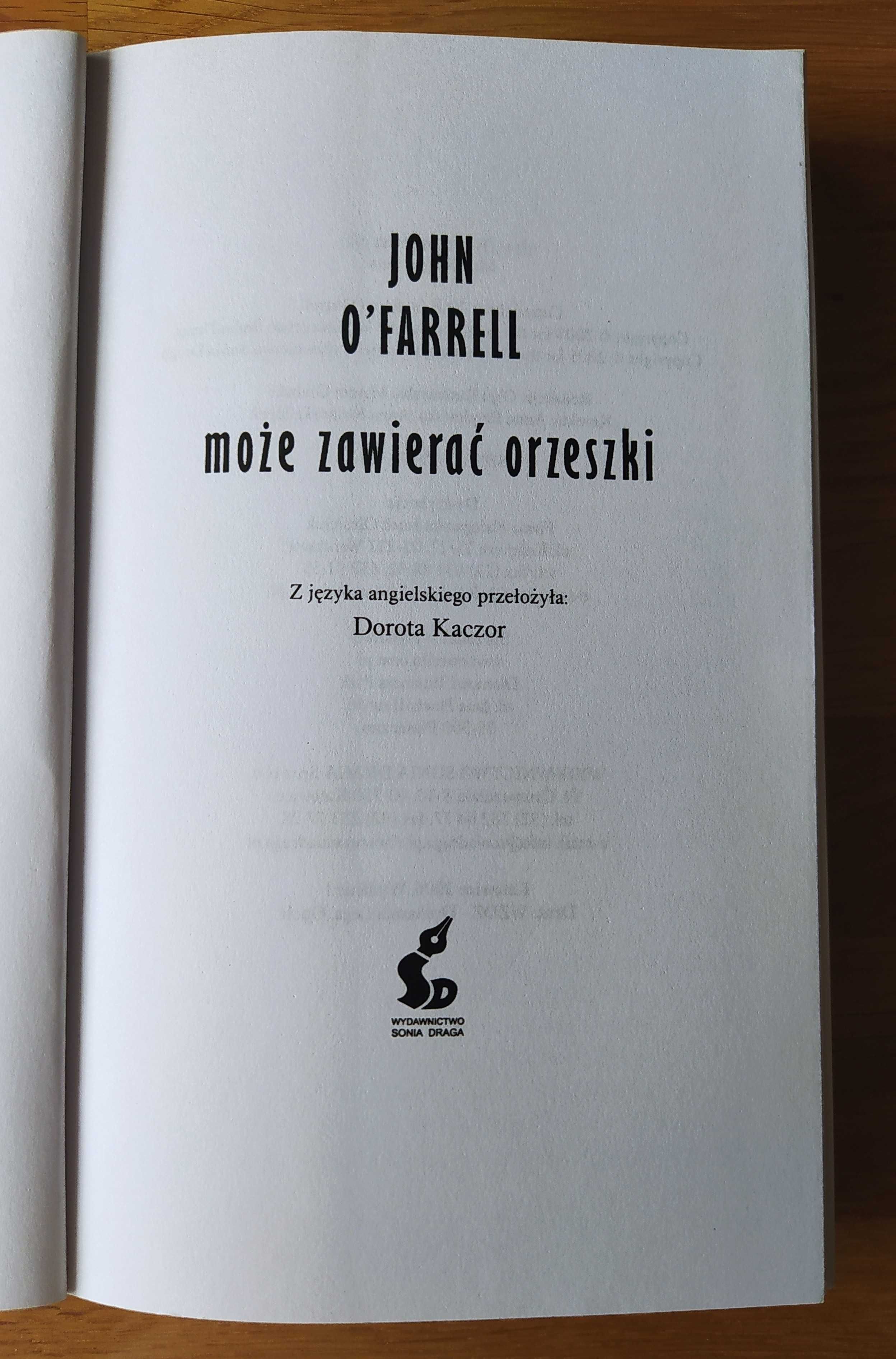 Może zawierać orzeszki – John O'Farrell