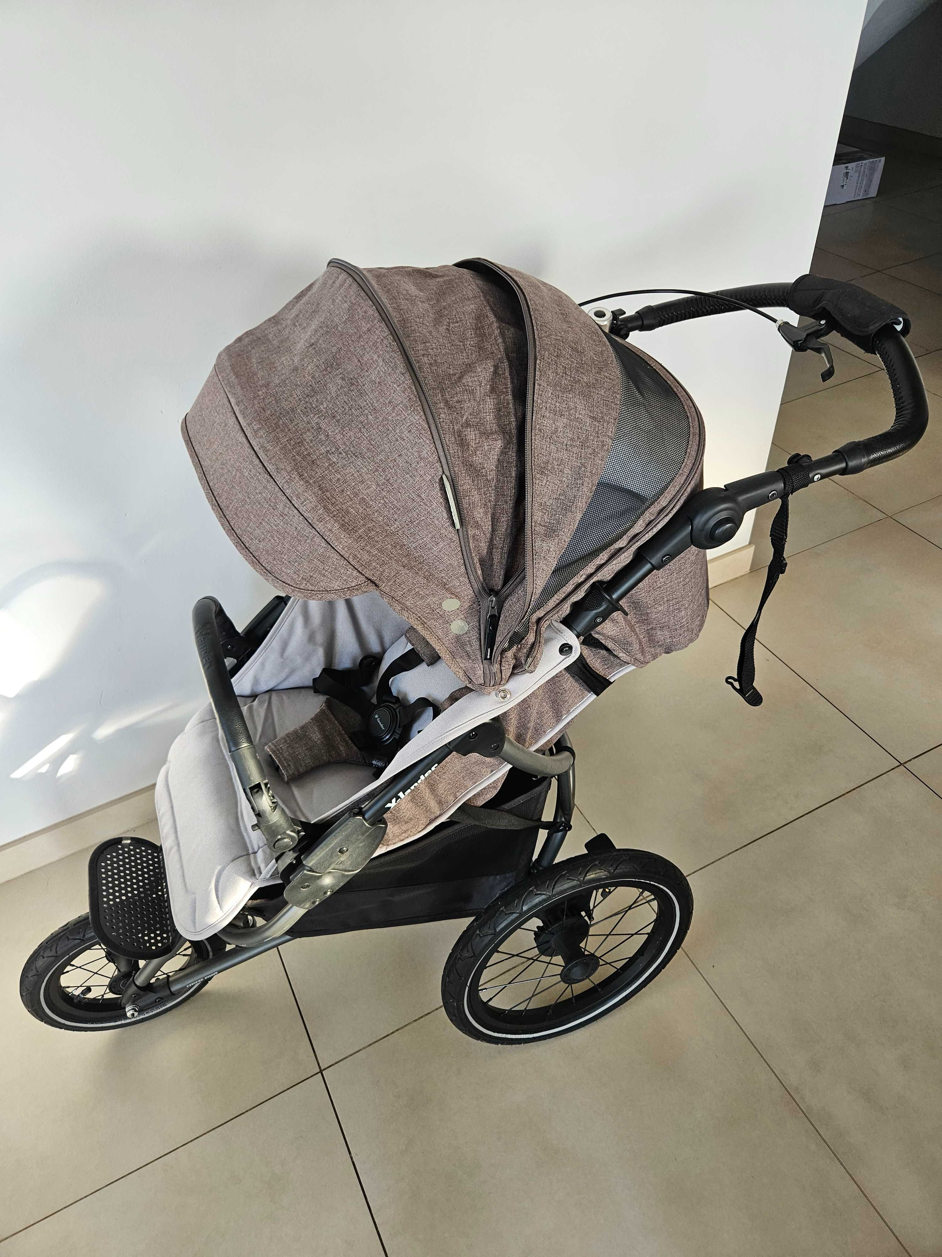 Wózek spacerowyX-LANDER X-RUN biegowy AZURE GREY