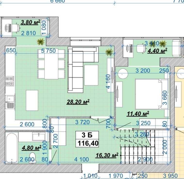 Продаж або обмін! Пентхаус з терасою в центрі міста