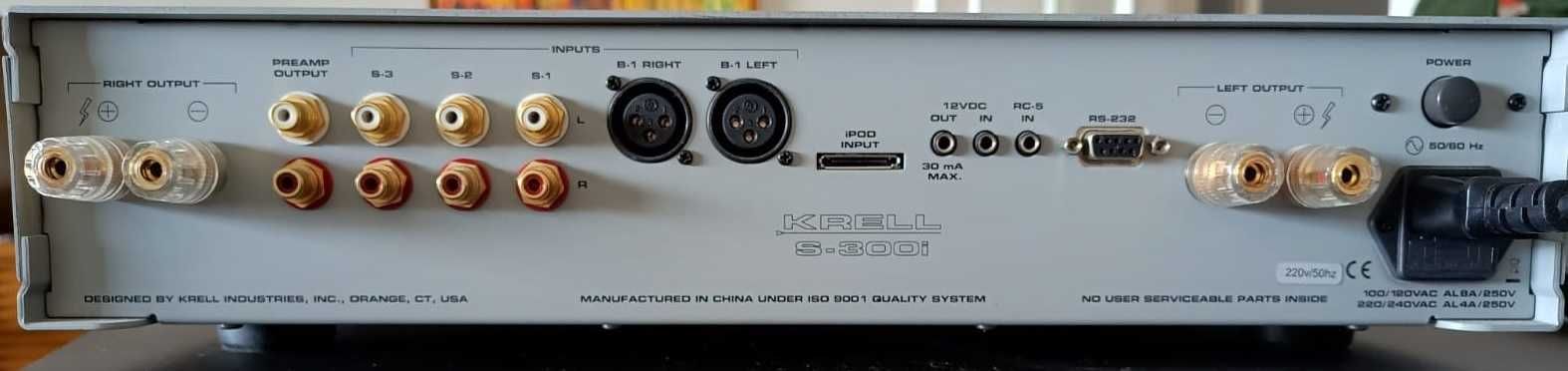 Amplificador Krell S-300i 150W