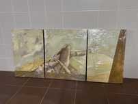 Quadro triptico 1,30x0,60
