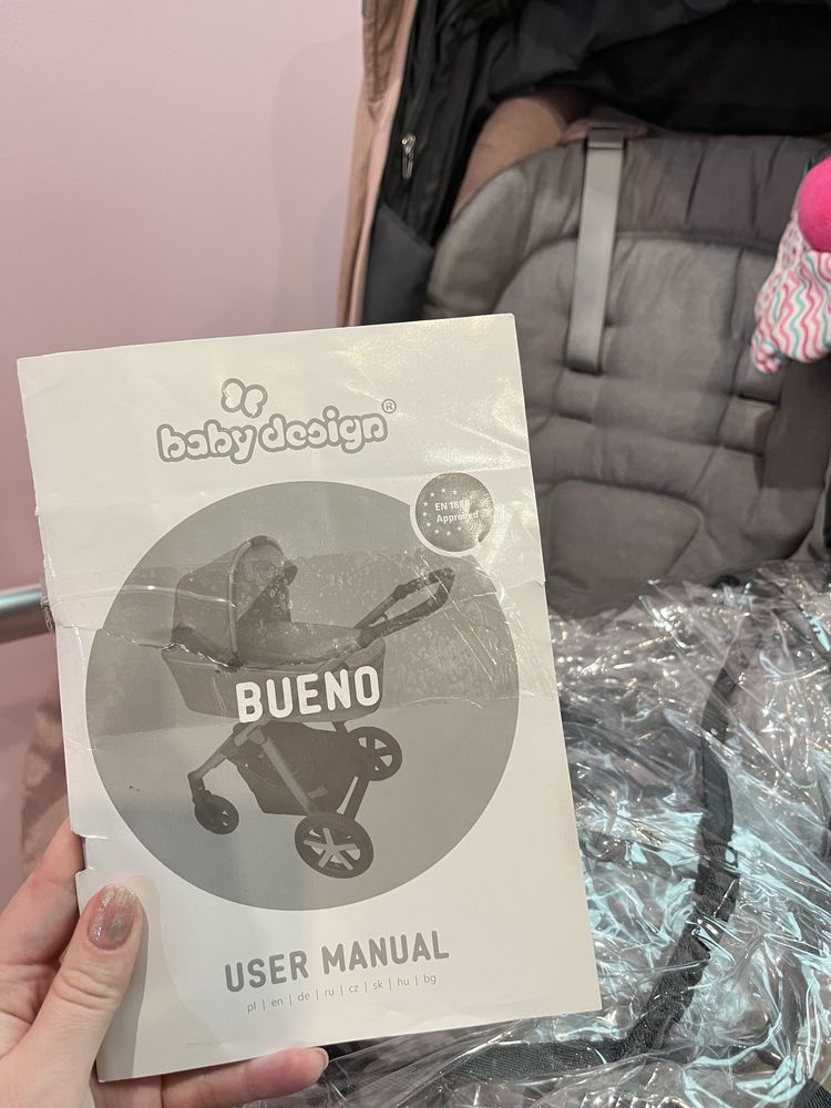 Piękny wózek Baby Design Bueno 2w1