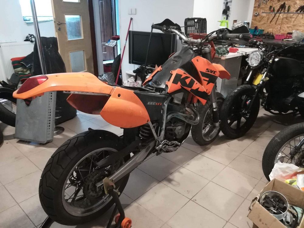 KTM lc4 660 czesci z motocykla.