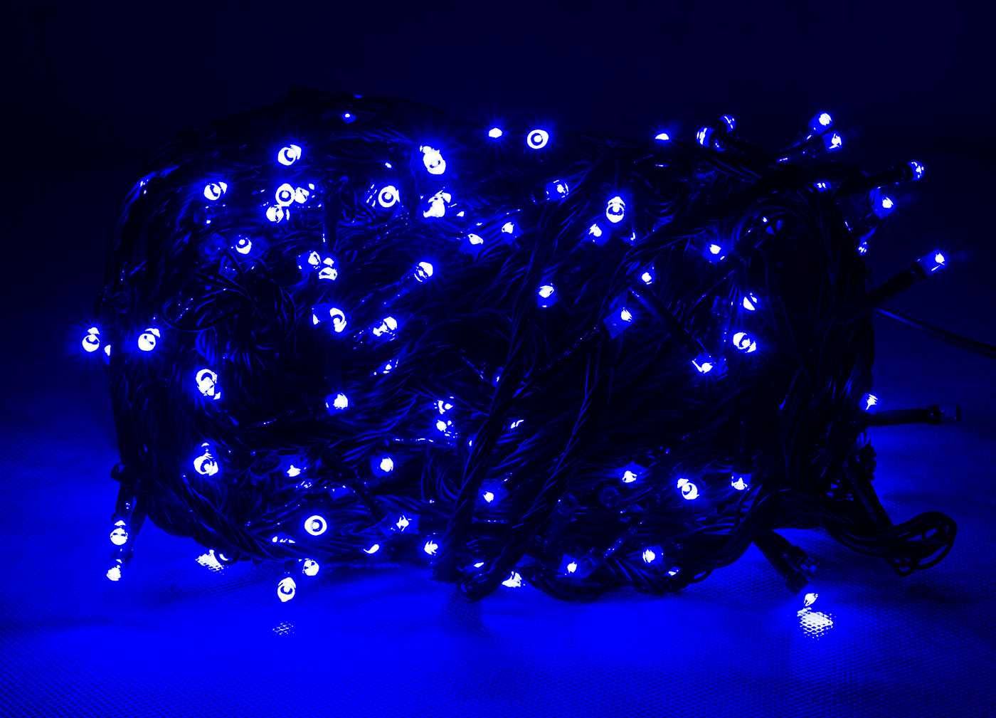Lampki Choinkowe typu led NIEBIESKIE 500szt 32m 8 trybów! Wrocław