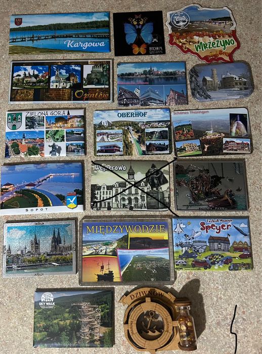 Magnesy na lodówkę