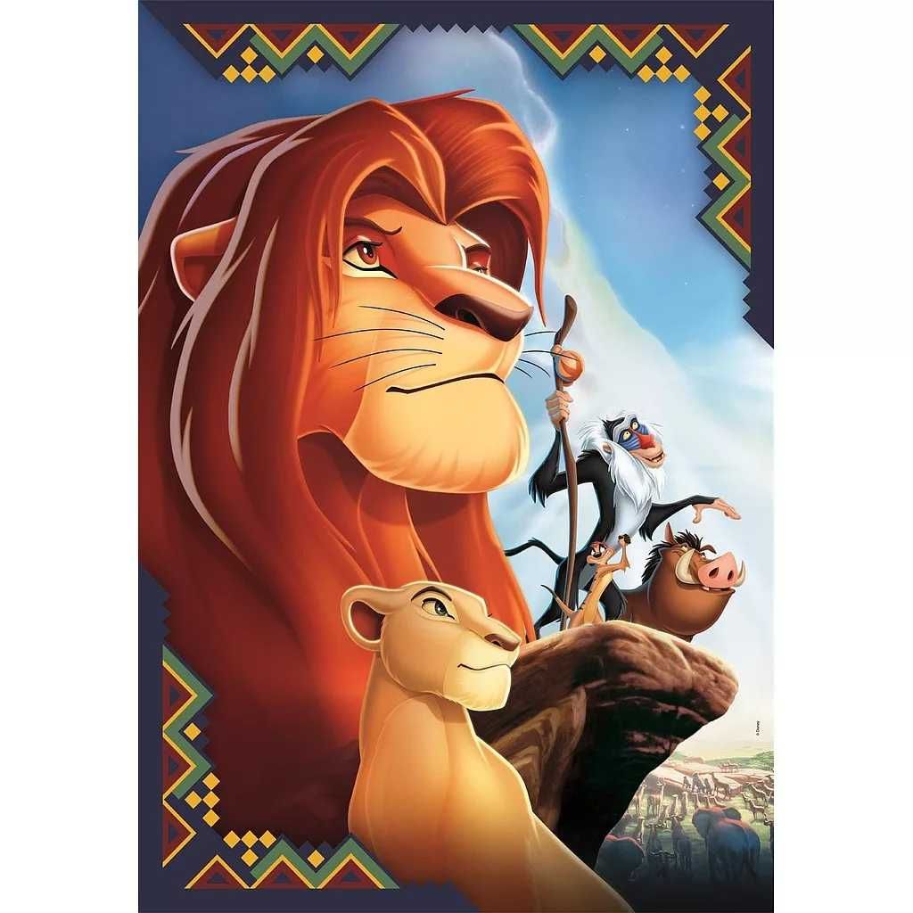 Puzzle Clementoni Disney Classics Rei Leão Super Color 27x38cm 104 pCS