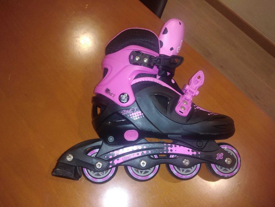 Patins em linha + proteção (CRIANÇA)