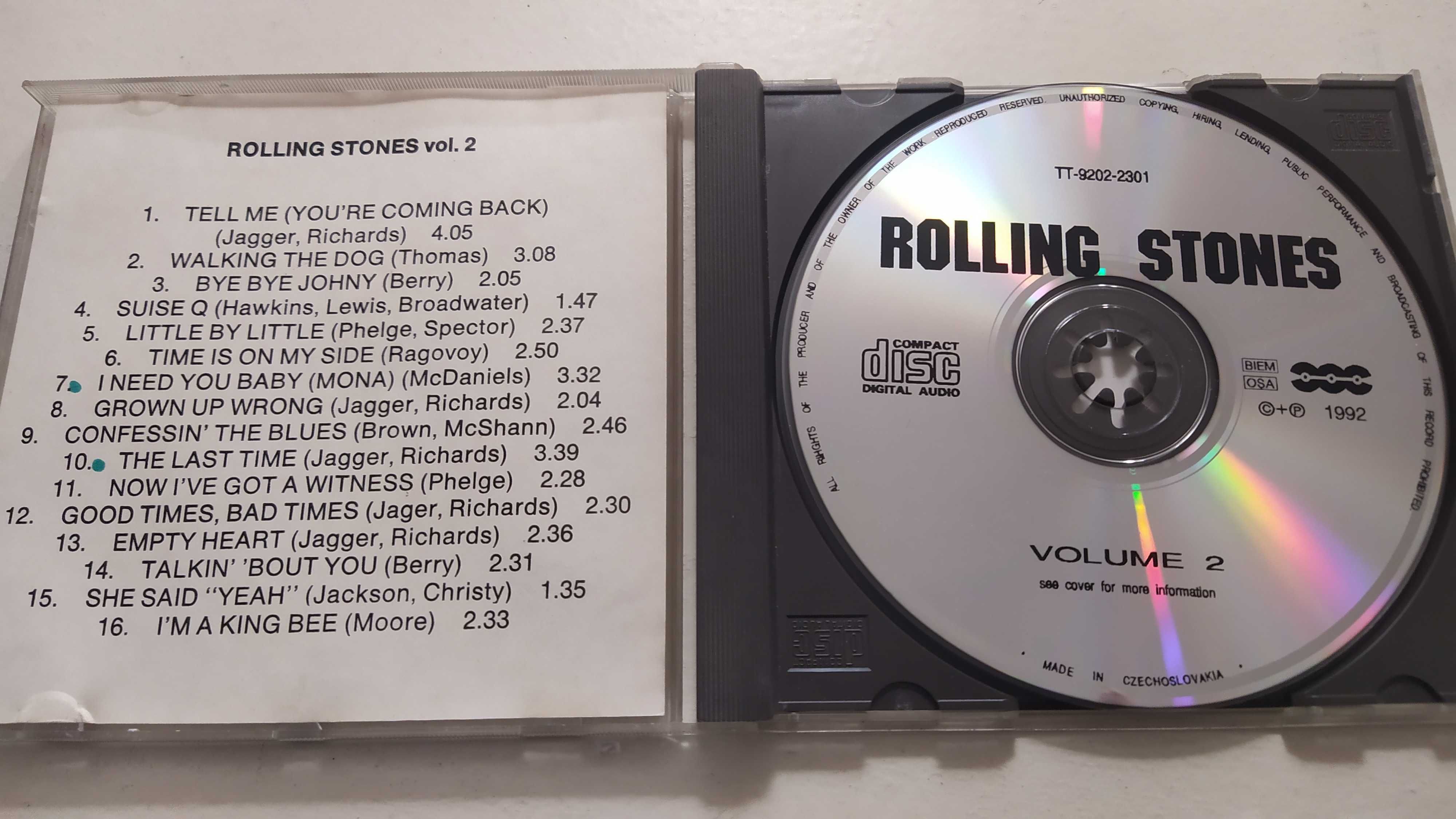 Rolling Stones Volume 2 Made in Czeslovakia 1992 płyta Cd