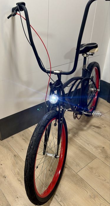 Rower chopper cruiser 3-biegowy Shimano – custom, retro