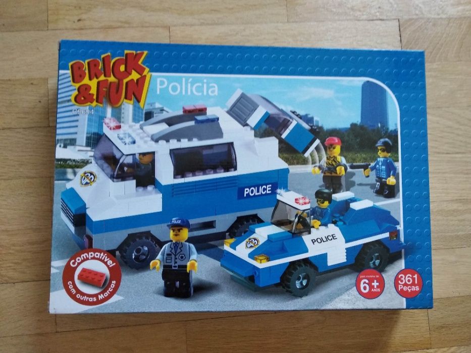 Brick & Fun Polícia - NOVO - Selado