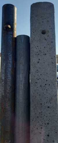 Słupki do siatki betonowe i metalowe