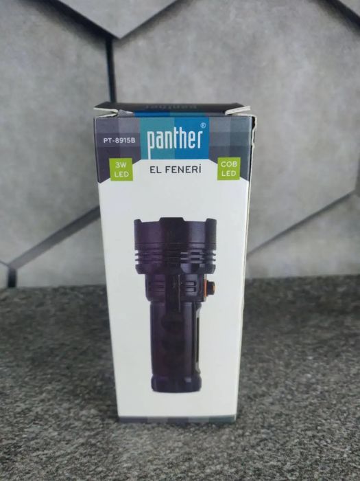 Ліхтар ручний Panther PT- 8915B COB LED  300 Lumen фонарь