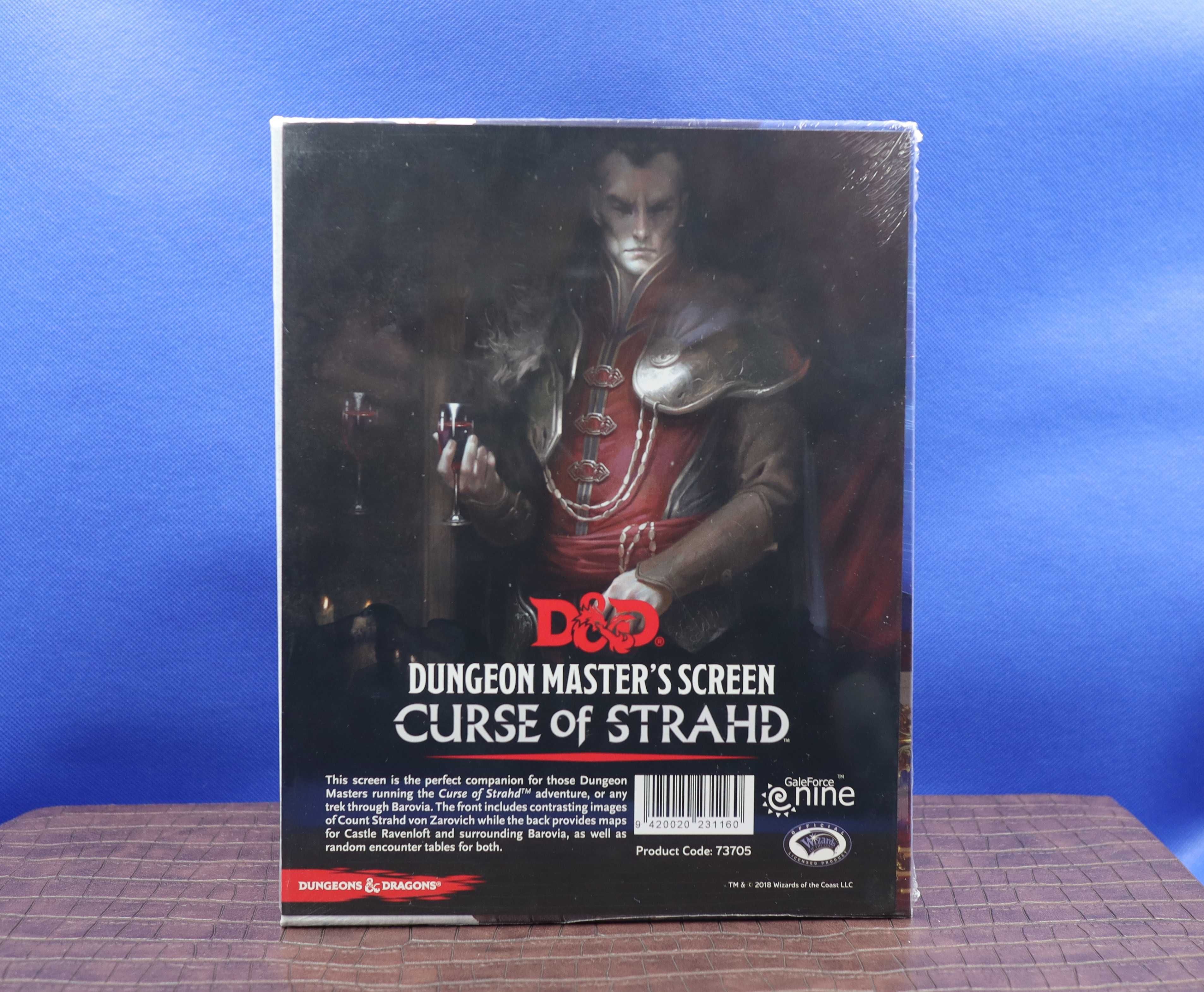 Ekran Mistrza Gry Curse of Strahd NOWY Klątwa Strahda ENG