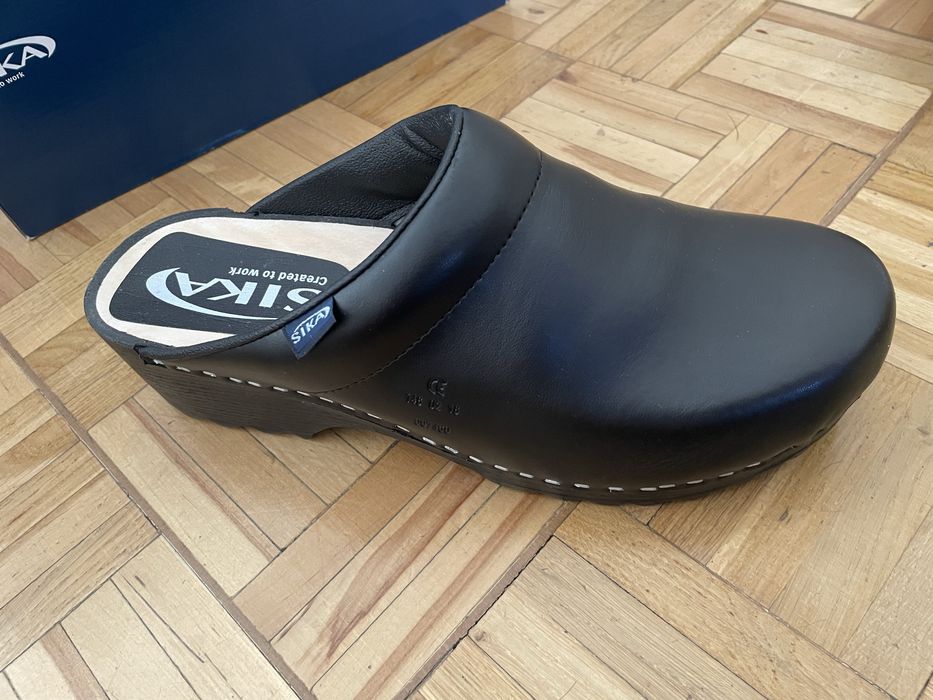 SIKA 148 Traditional- klasyczne drewniaki robocze skórzane -rozmiar 45