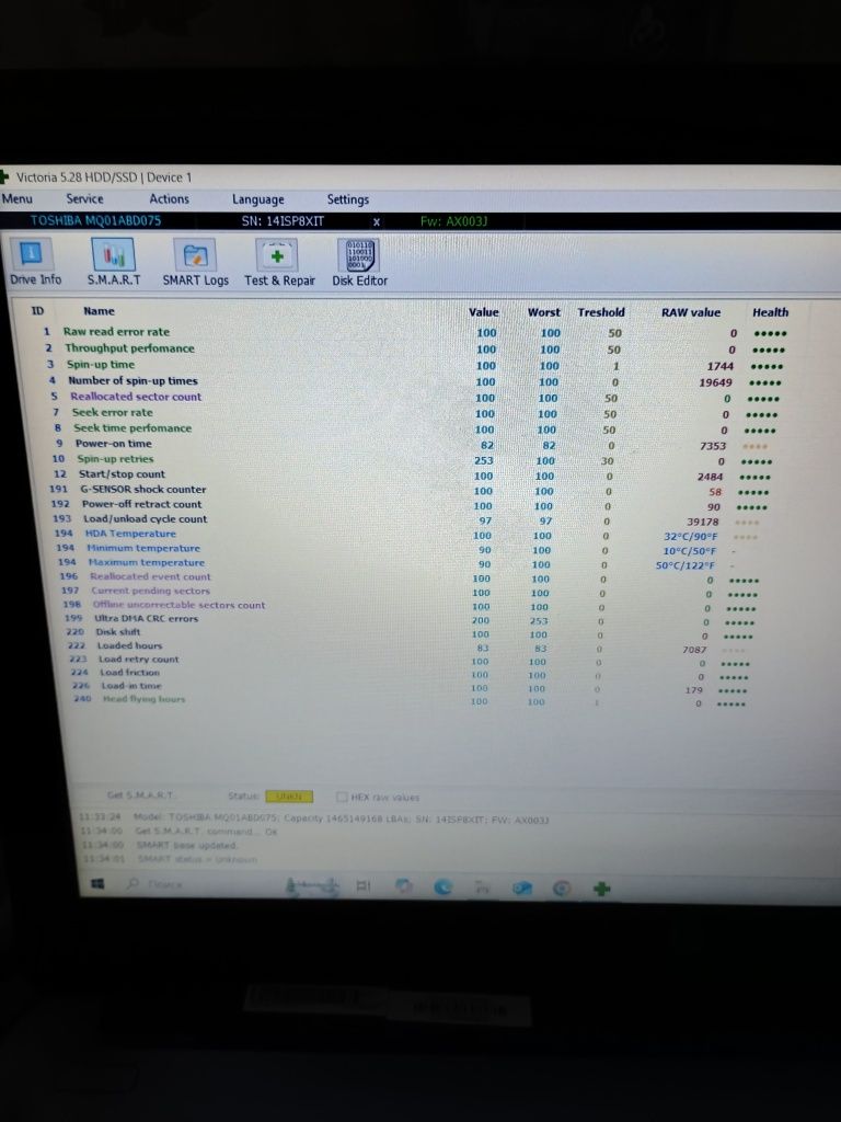 Toshiba 750Gb External HDD 2.5 USB 3.0