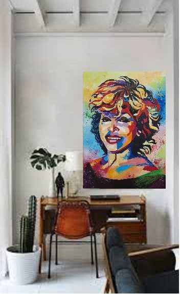 Картина акрилом "Тіна" 50х70см