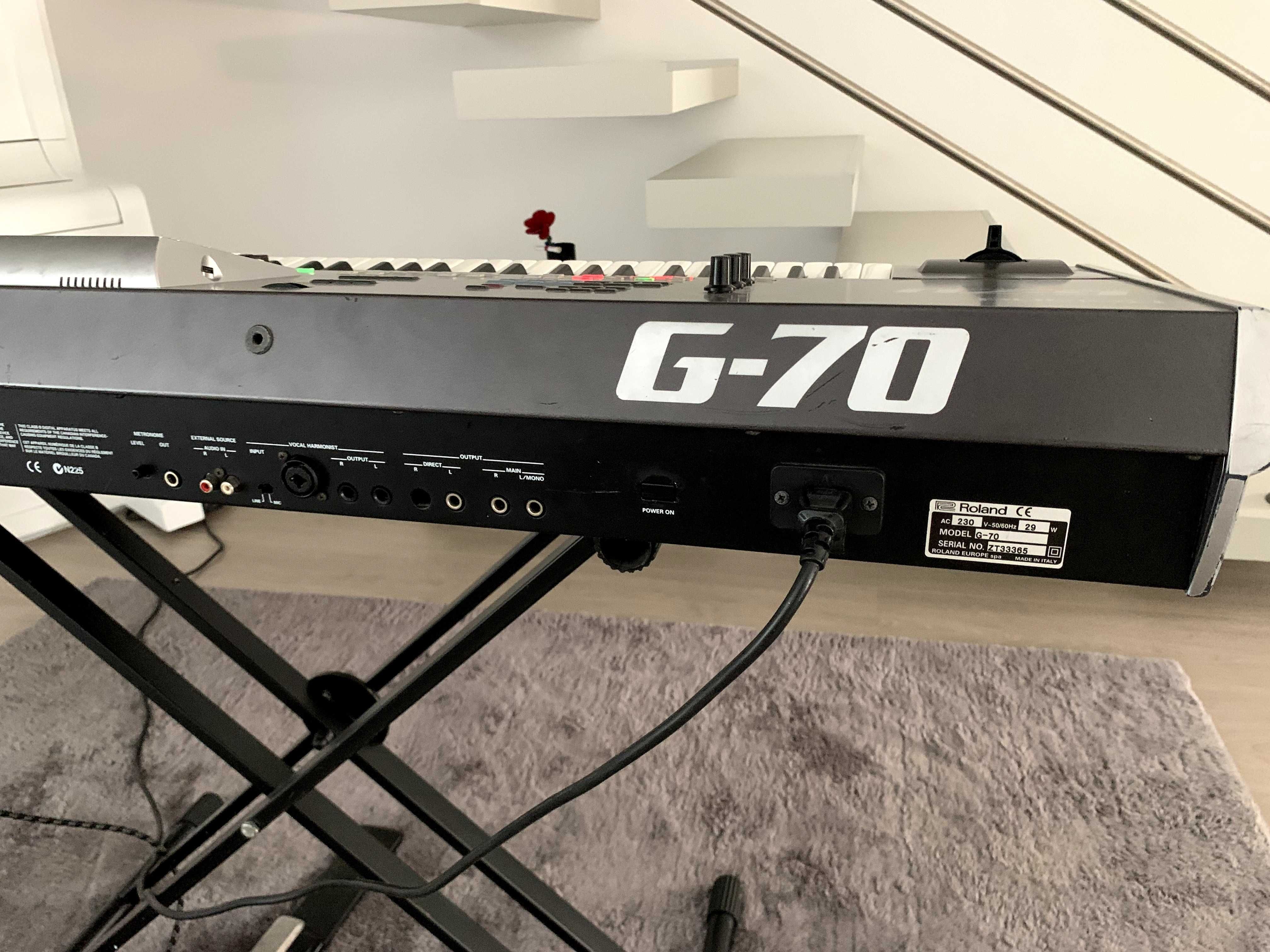 Roland G70 V3 - muitos ritmos e styles