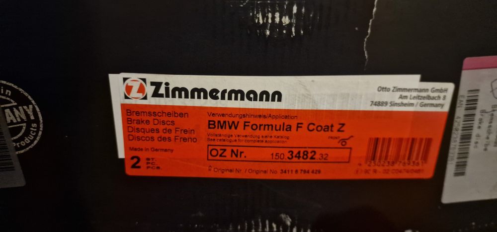 Bmw F10 discos e pastilhas