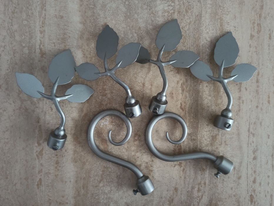 Końcówki do karniszy 6 szt. 2 cm zakończenie karnisza