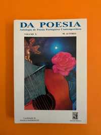 Da Poesia: Antologia de Poesia Portuguesa Contemporânea, Volume X