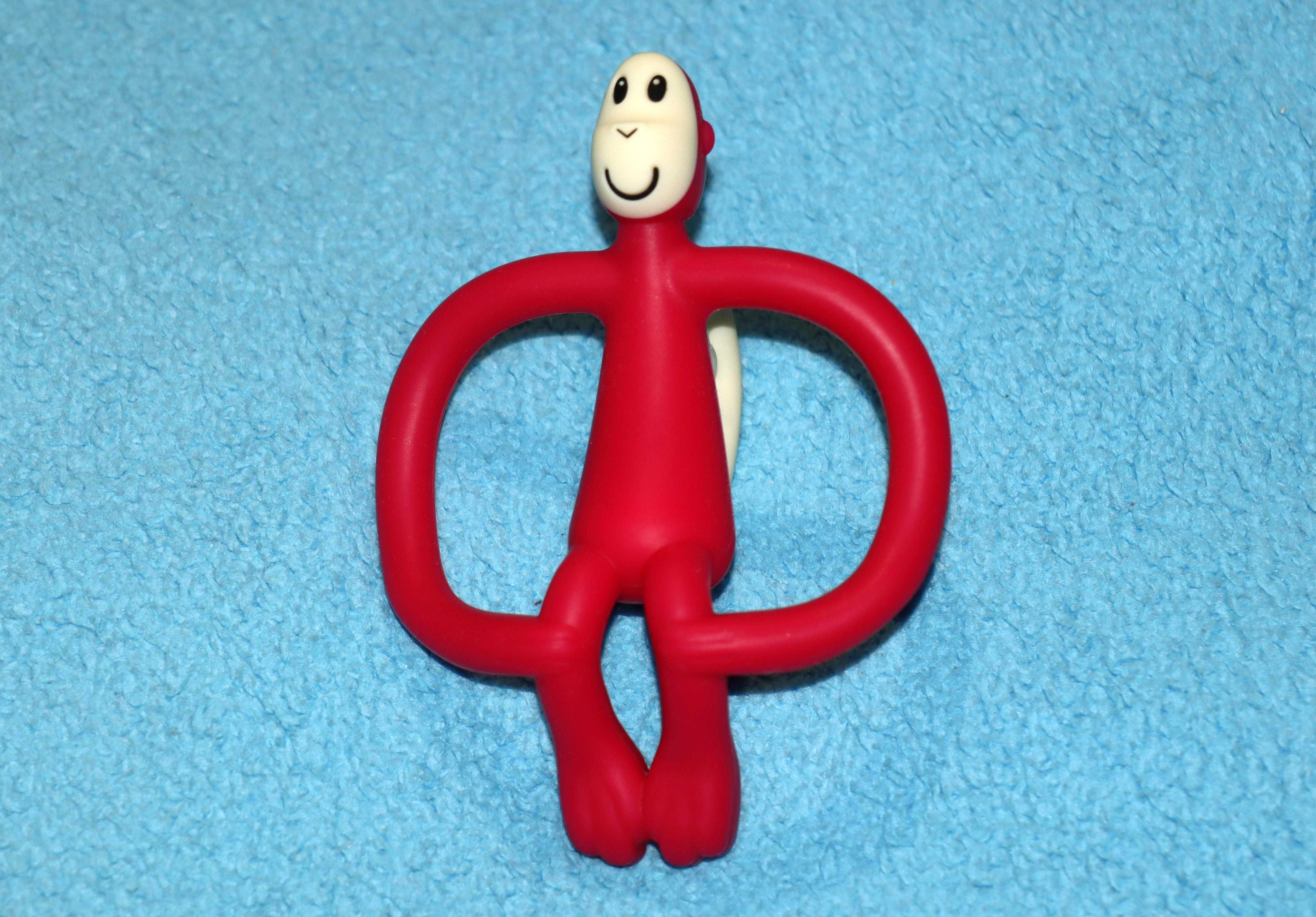 Gryzak masujący ze szczoteczką Matchstick Monkey gryzak dla niemowląt