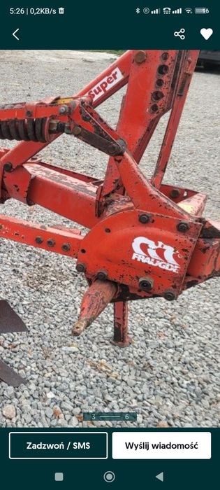 Pług Fraugde 3 skiby nie Kverneland