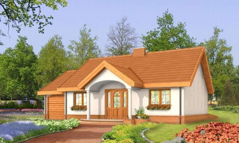 Projekt domu jednorodzinnego SOFIA II /LMB41A NOWY   (Lipińscy)