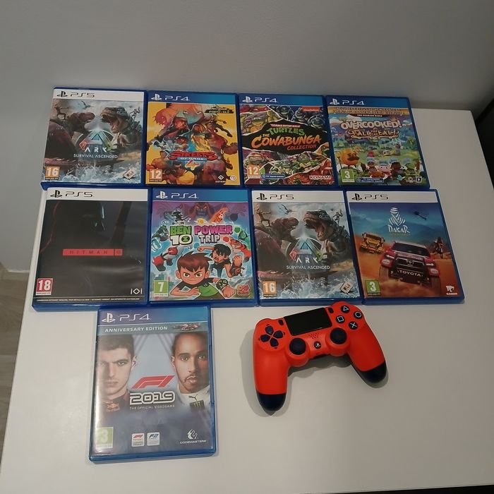 Jogos playstation 5 e ps4 e comando ps4