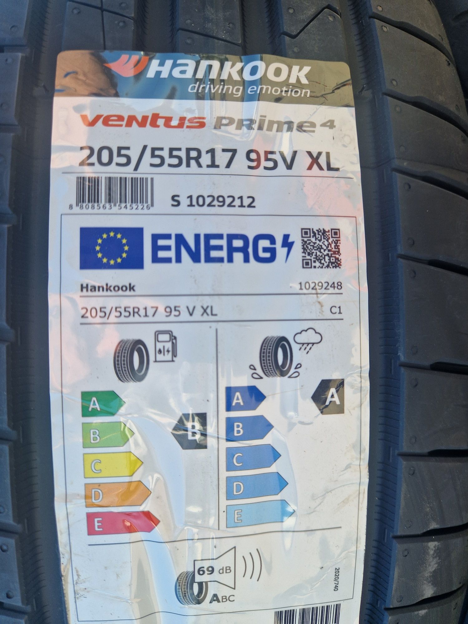 4x nowe opony letnie 205/55R17 Hankook VPRIME4 Wzmacniane XL 95V