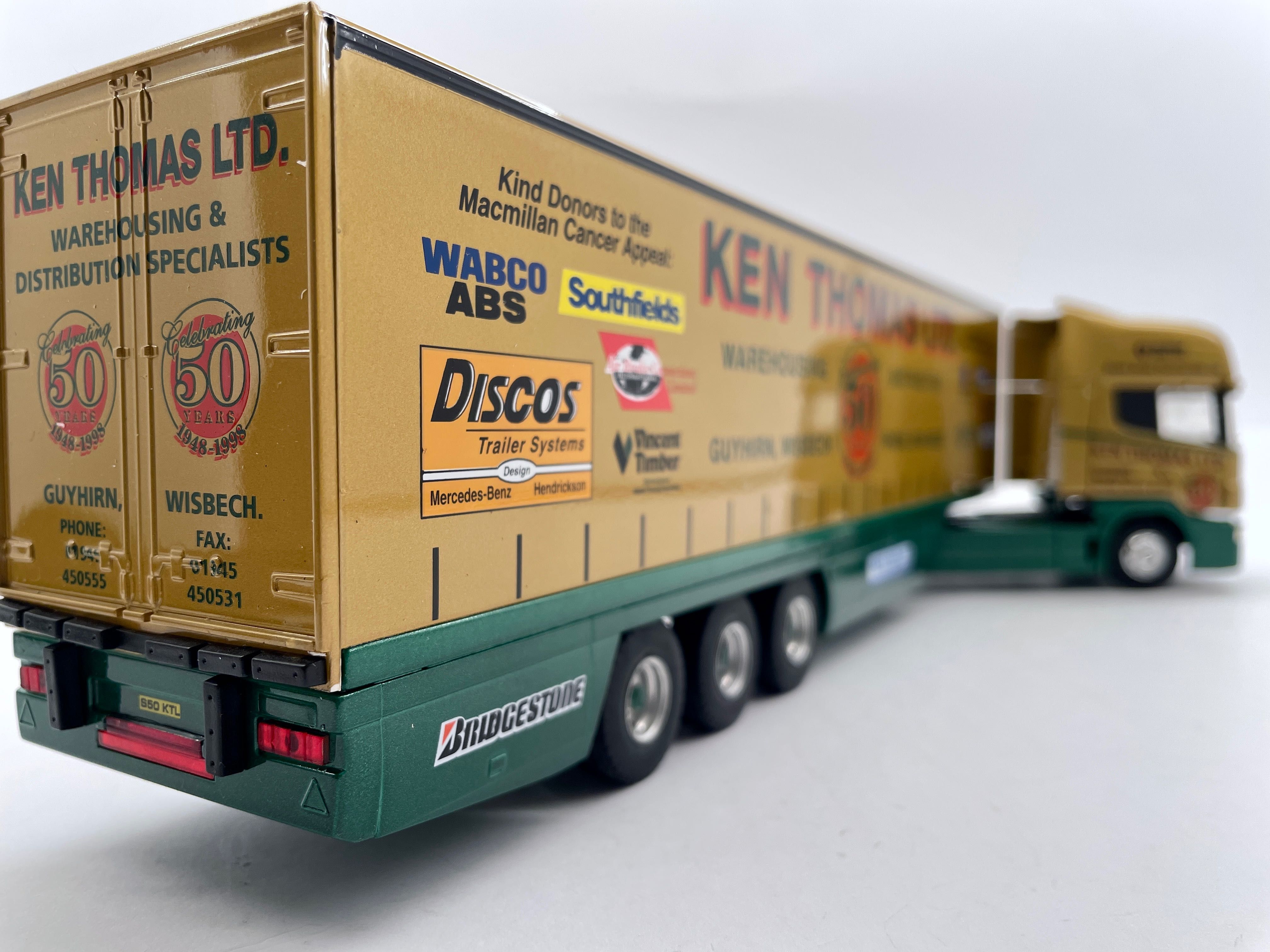 ELIGOR . Модель 1/43 SCANIA 124L с полуприцепом.Фура