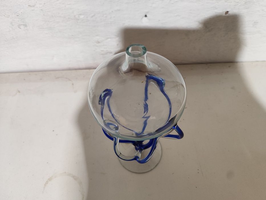 Stara Lampa Naftowa Olejowa Krosno Szkło PRL
