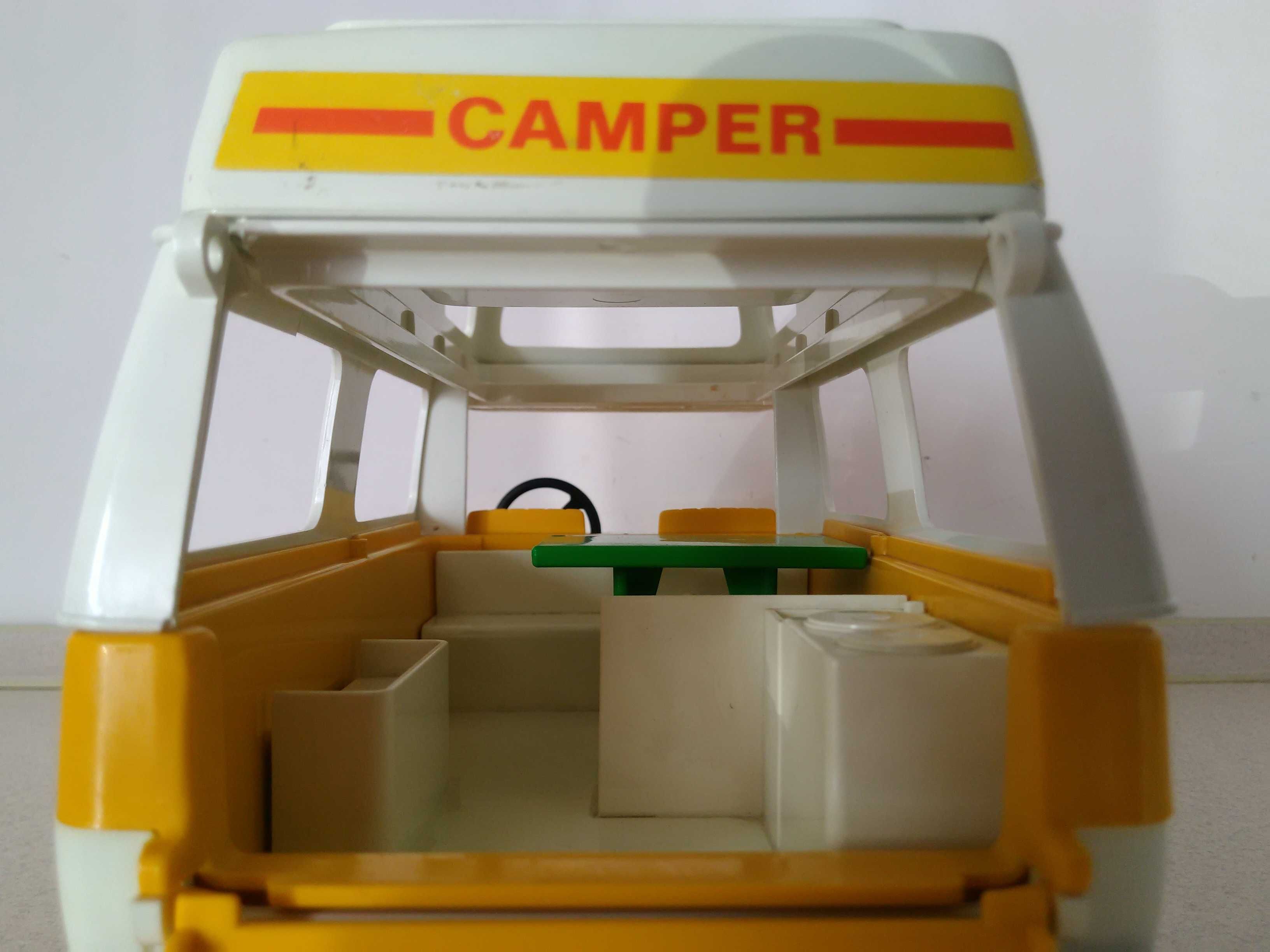 stara zabawka PRL kamper Playmobil kemping retro camping nie LEGO