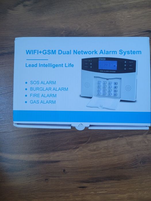Bezprzewodowy system alarmowy gsm WiFi antywłamaniowy aplikacja na tel