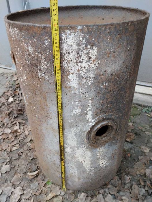 Бочка для буржуйки, заготовка для буржуйки, печка для обогрева гаража,