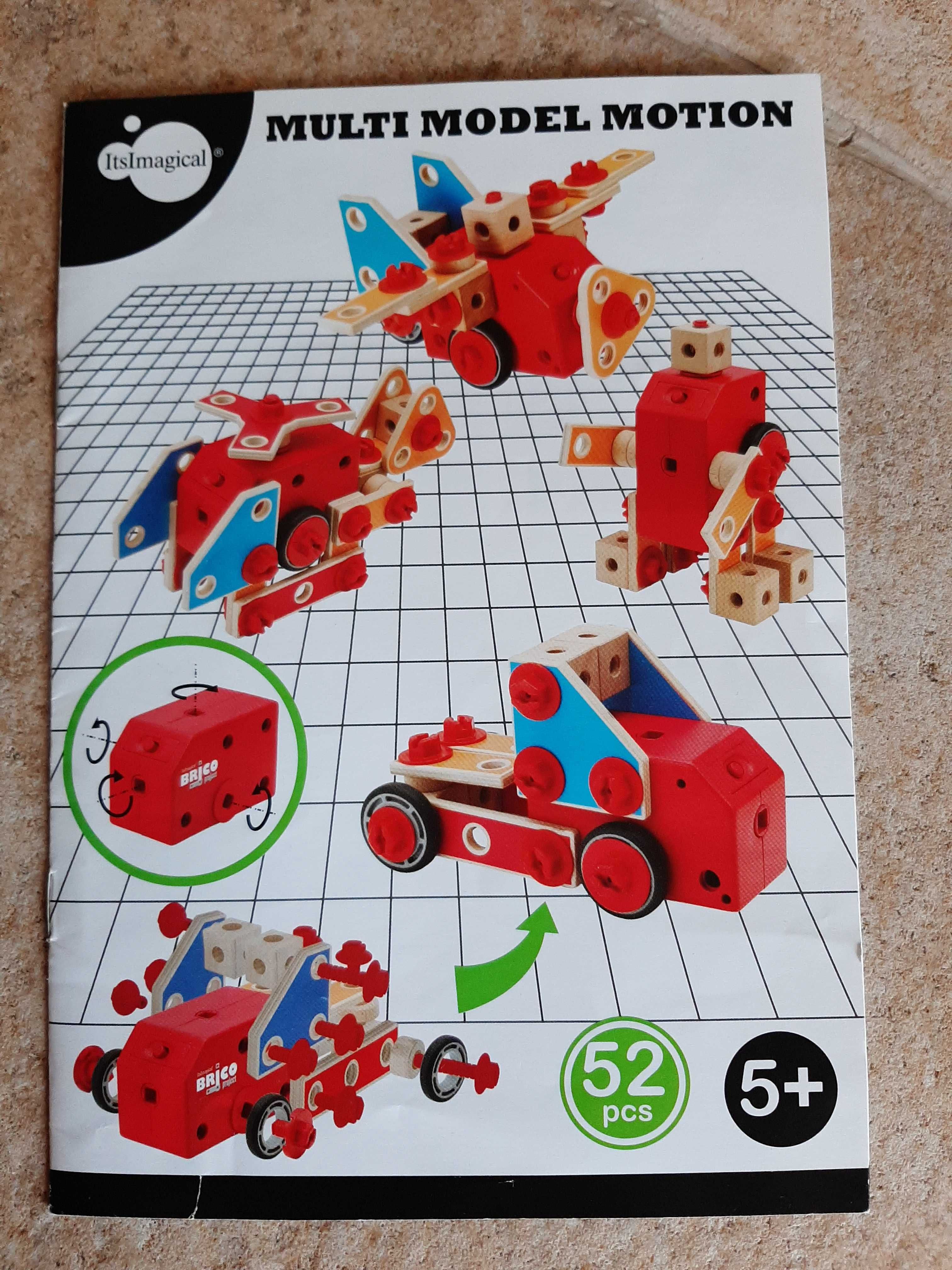Jogo de Construção Multi Modelo com Motor 52 pcs