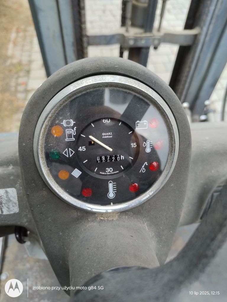 Przyczepa wywrotka wózek widłowy linde diesel